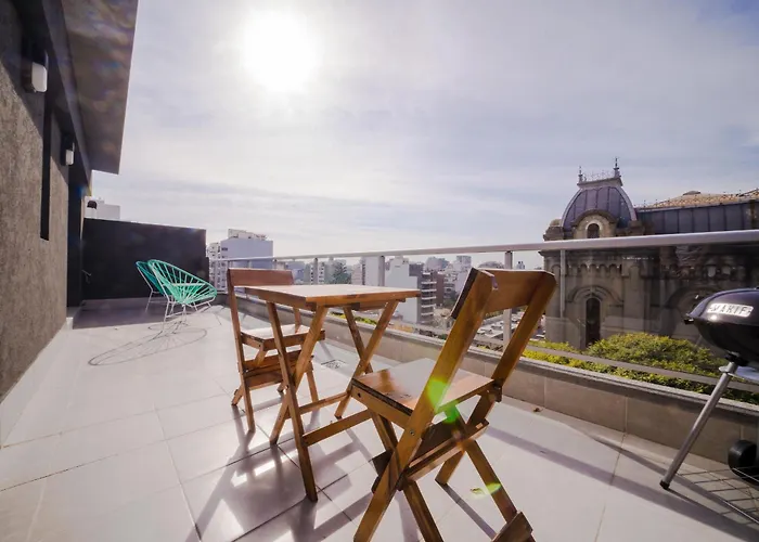 Elegante Y Moderno Departamento Con Terraza